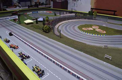 custom routed slot car track